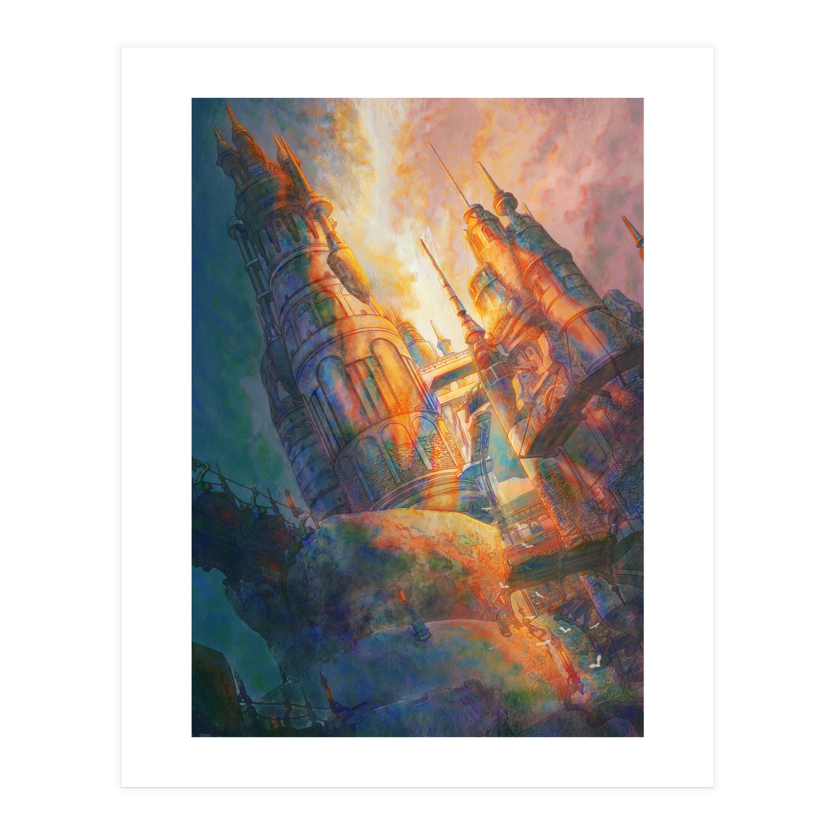 Limsa Lominsa At Dawn (Print Only)