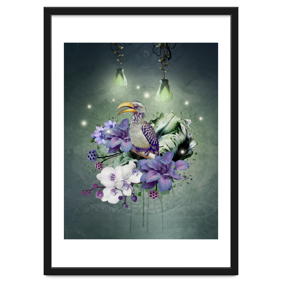 Floral Magic Hornbill