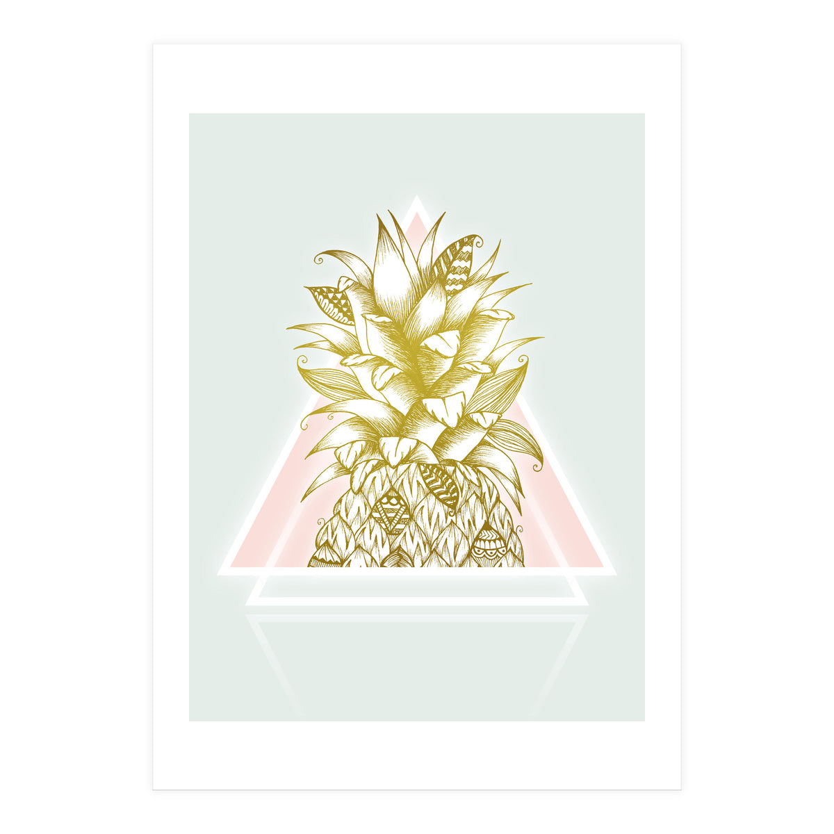 Golden Pineapple (Print Only)