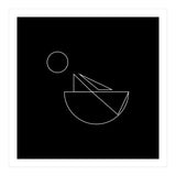 Rower | geometric minimal (Print Only) thumbnail