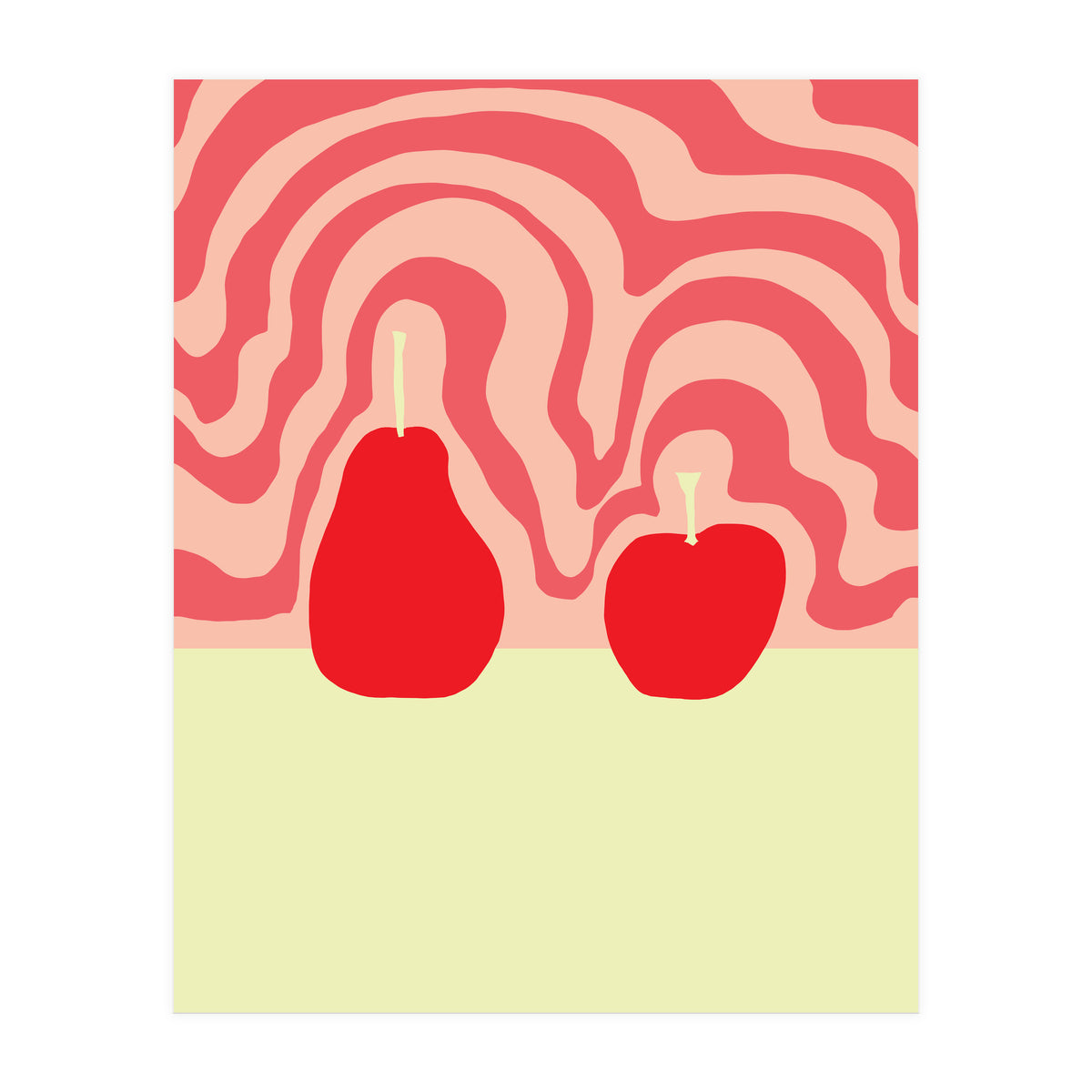pear and apple (Print Only)