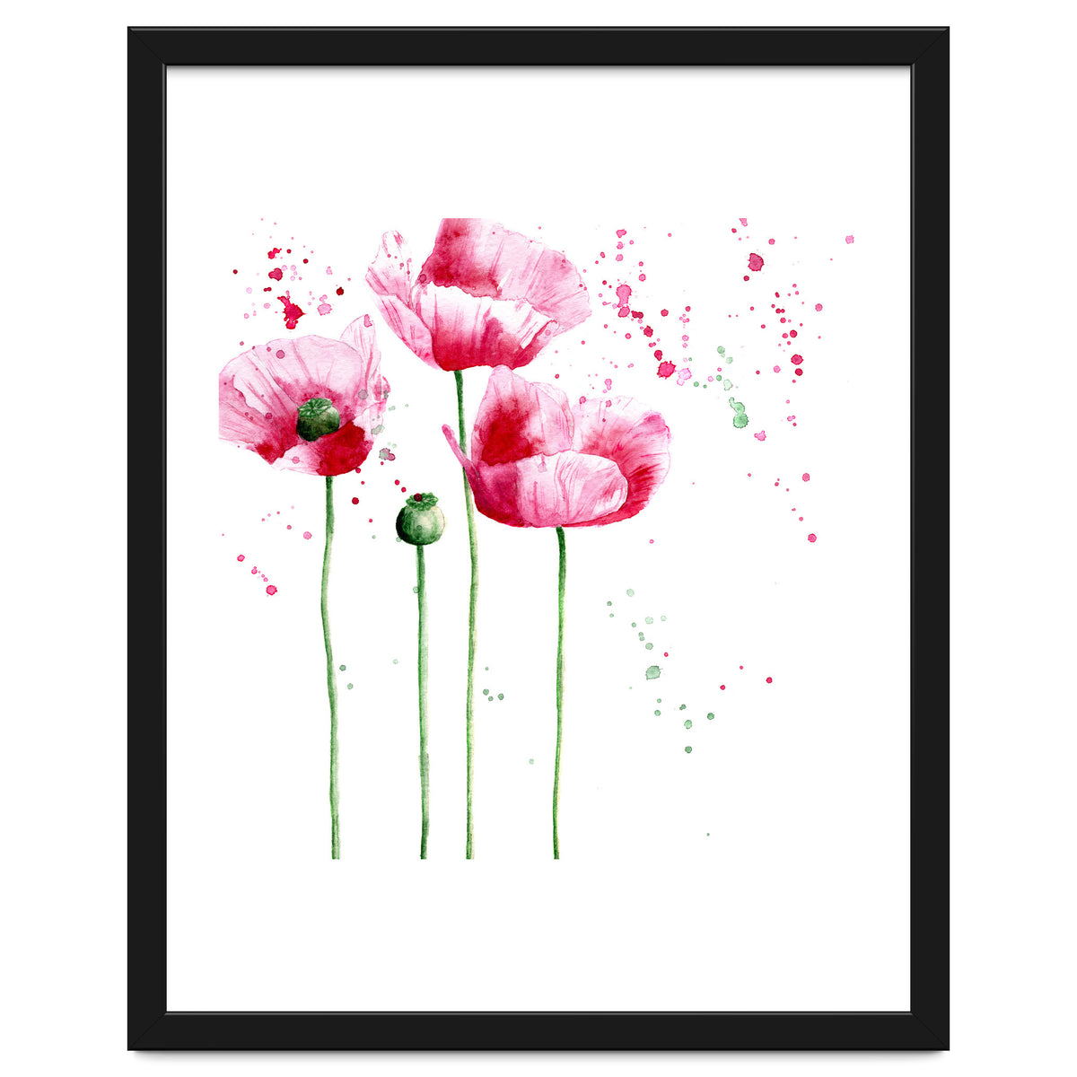 Poppies || watercolor