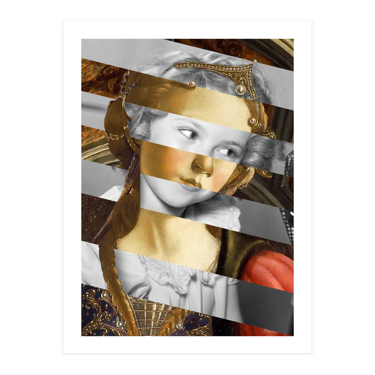 Botticelli's Fortitude & Shirley Temple (Print Only)