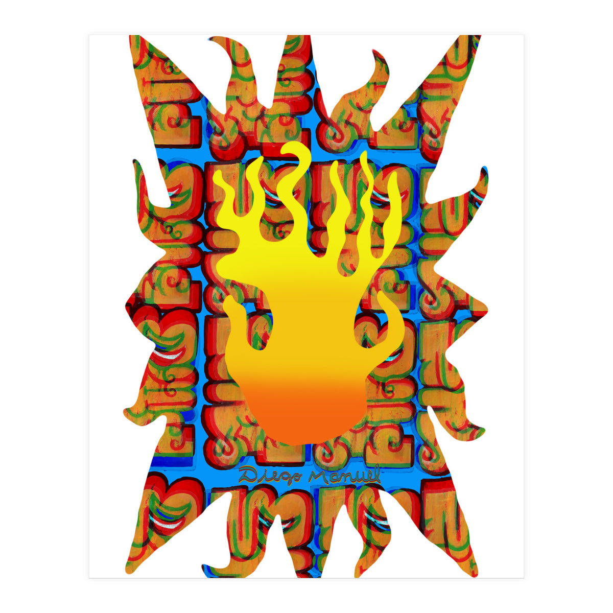 Fuego 2 Copia (Print Only)