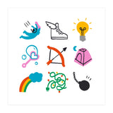 Sagittarius Emoji (Print Only) thumbnail