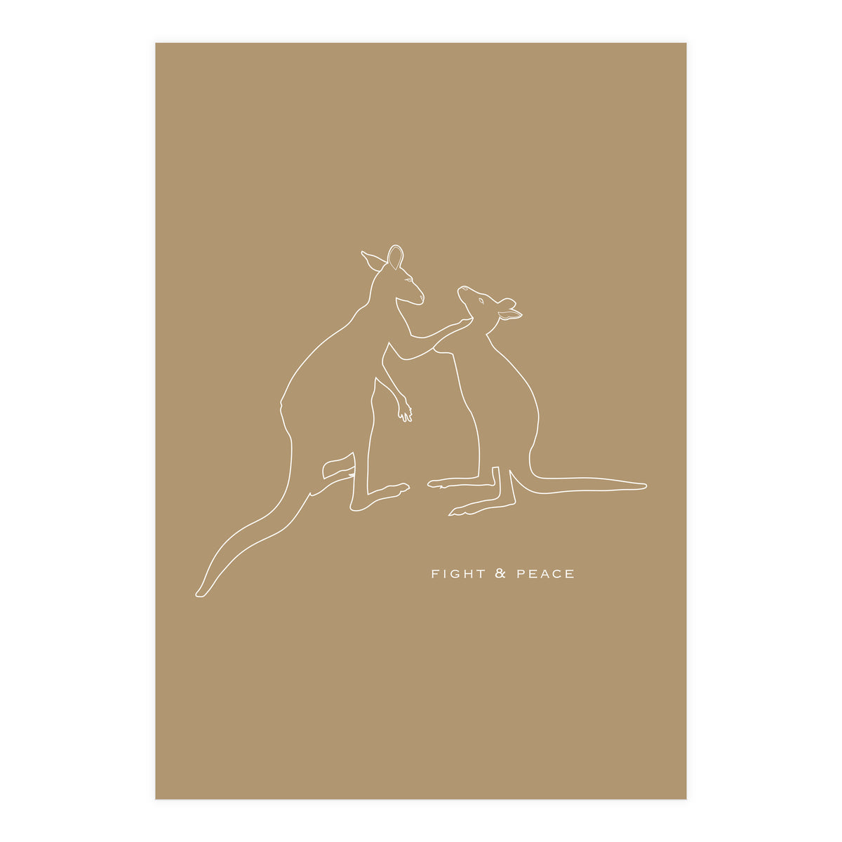 FIGHT &PEACE  (Print Only)