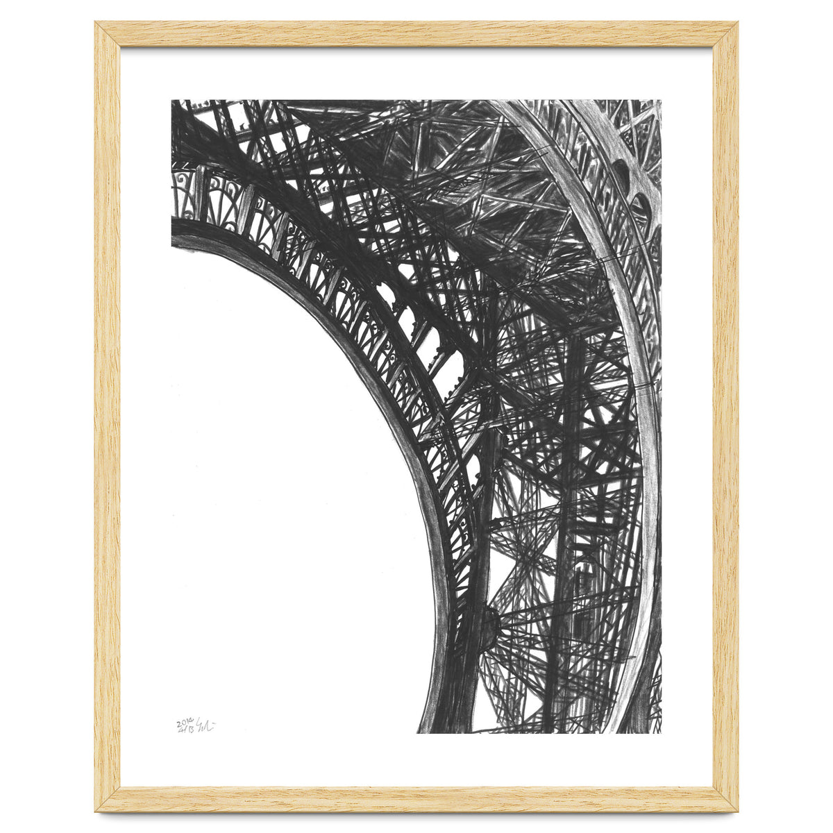 Looking Up The Eiffel