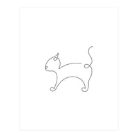 One Line Cat (Print Only)