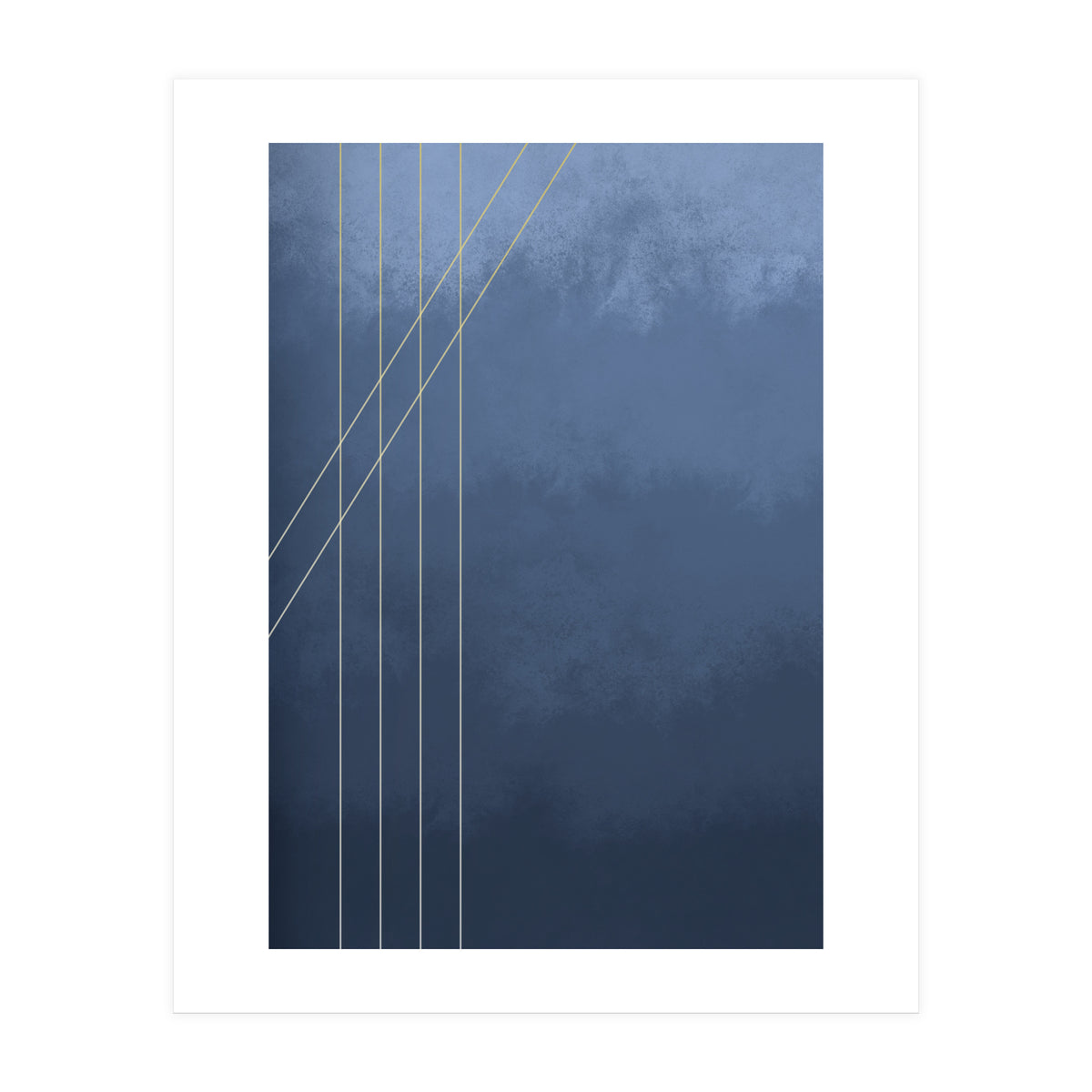 Moods In Blue Gray (Print Only)