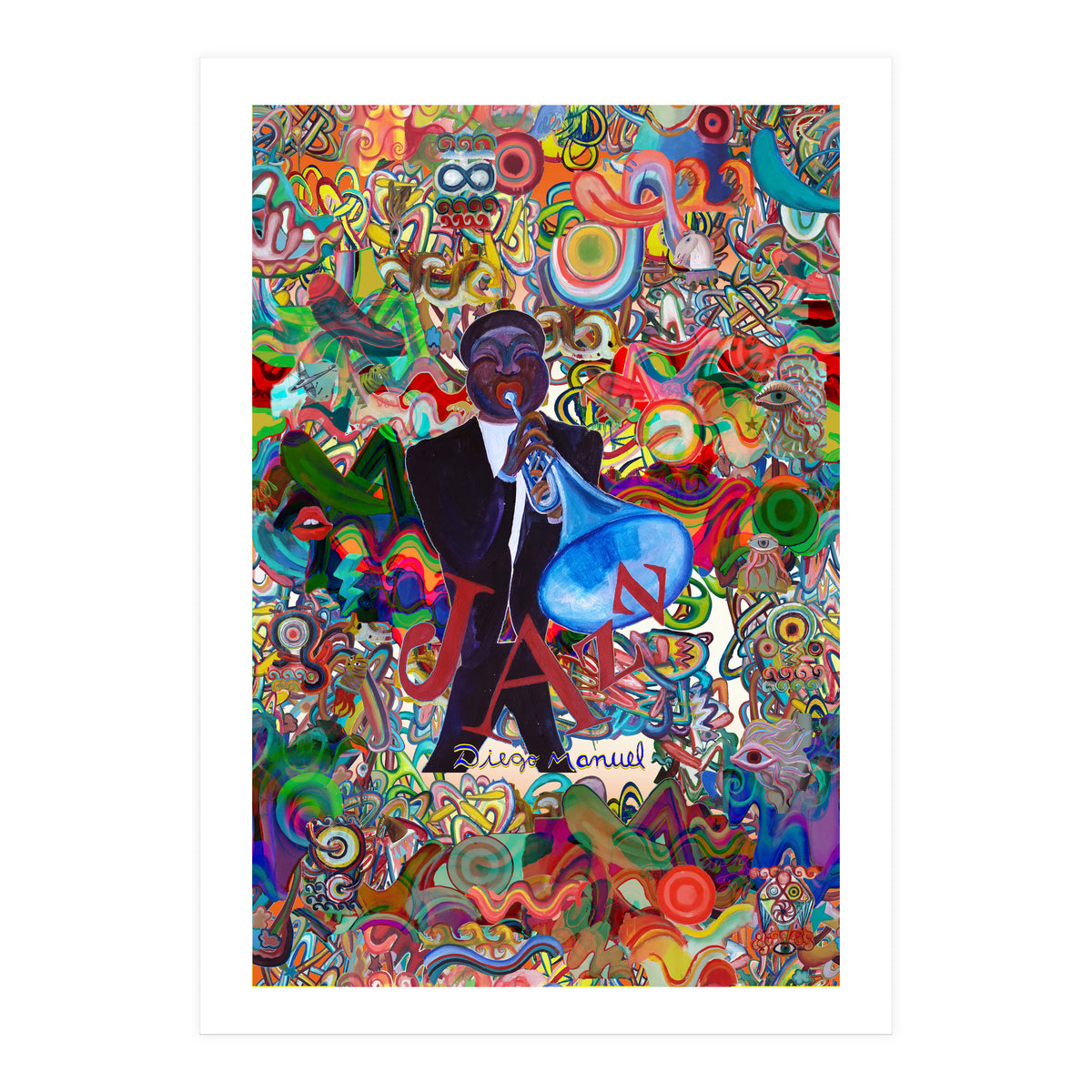 Jazz Y Graffitis (Print Only)