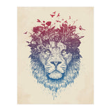 Floral Lion III (Print Only) thumbnail