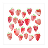 Strawberries Watercolor (Print Only) thumbnail