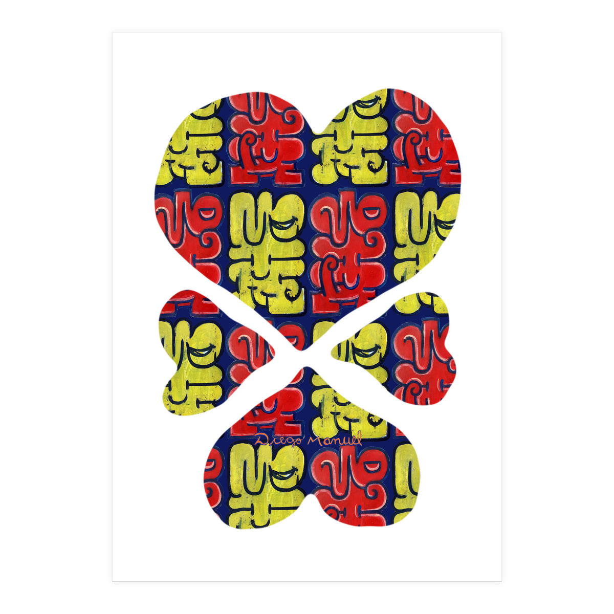 4 Corazones 4 (Print Only)