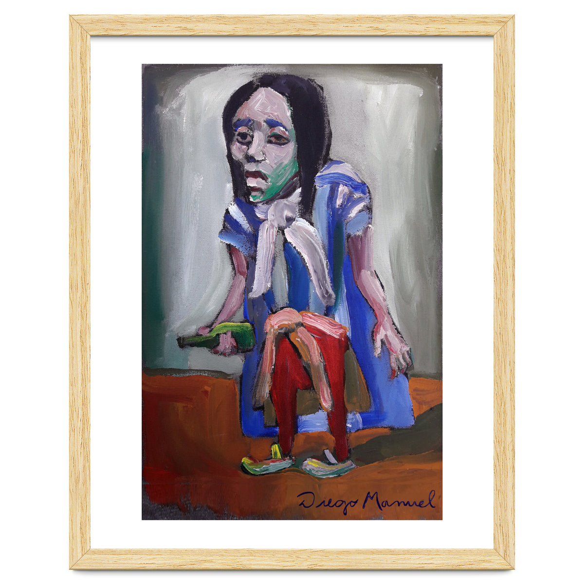 The fan, people from the neighborhood