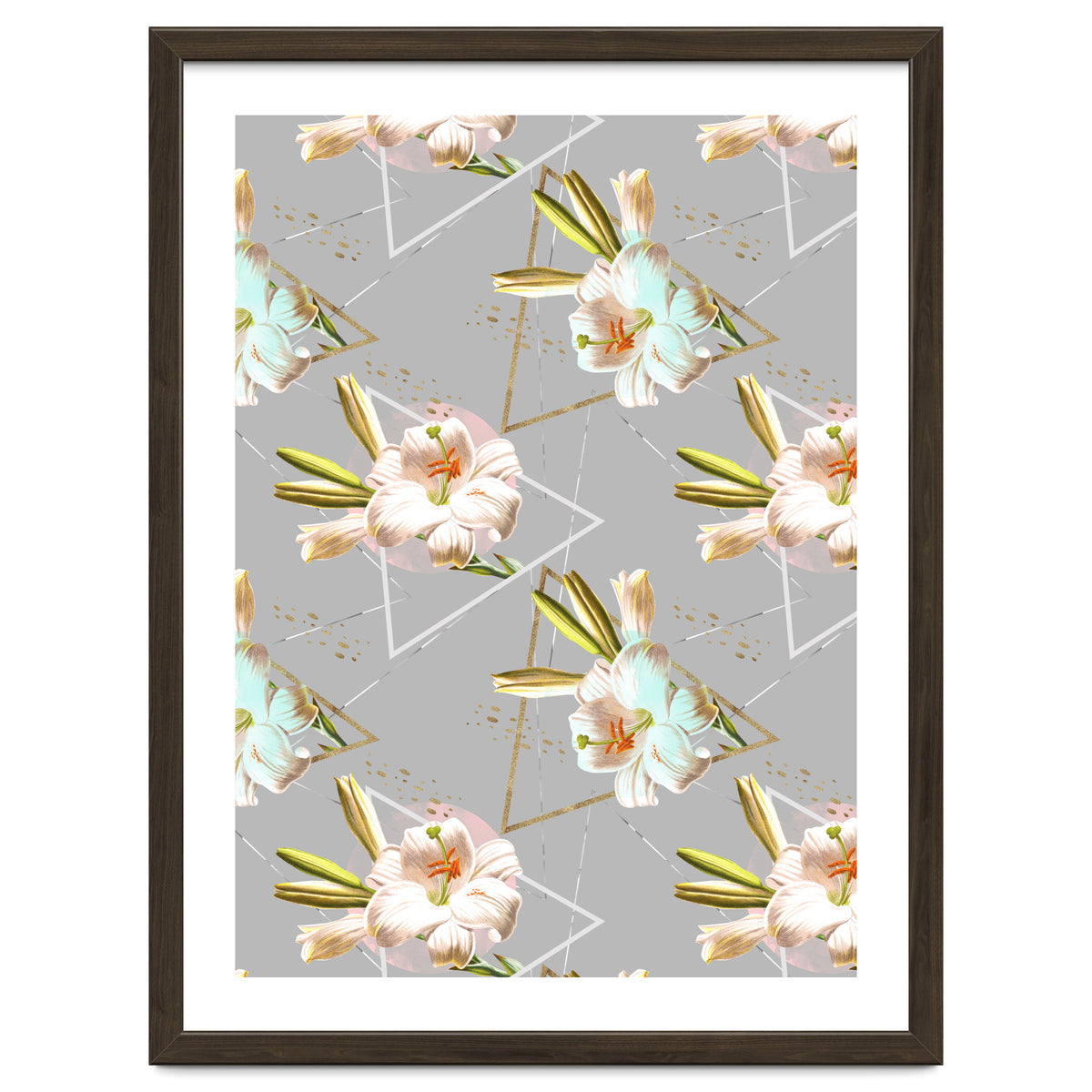 Botanical blooming with geometric 02