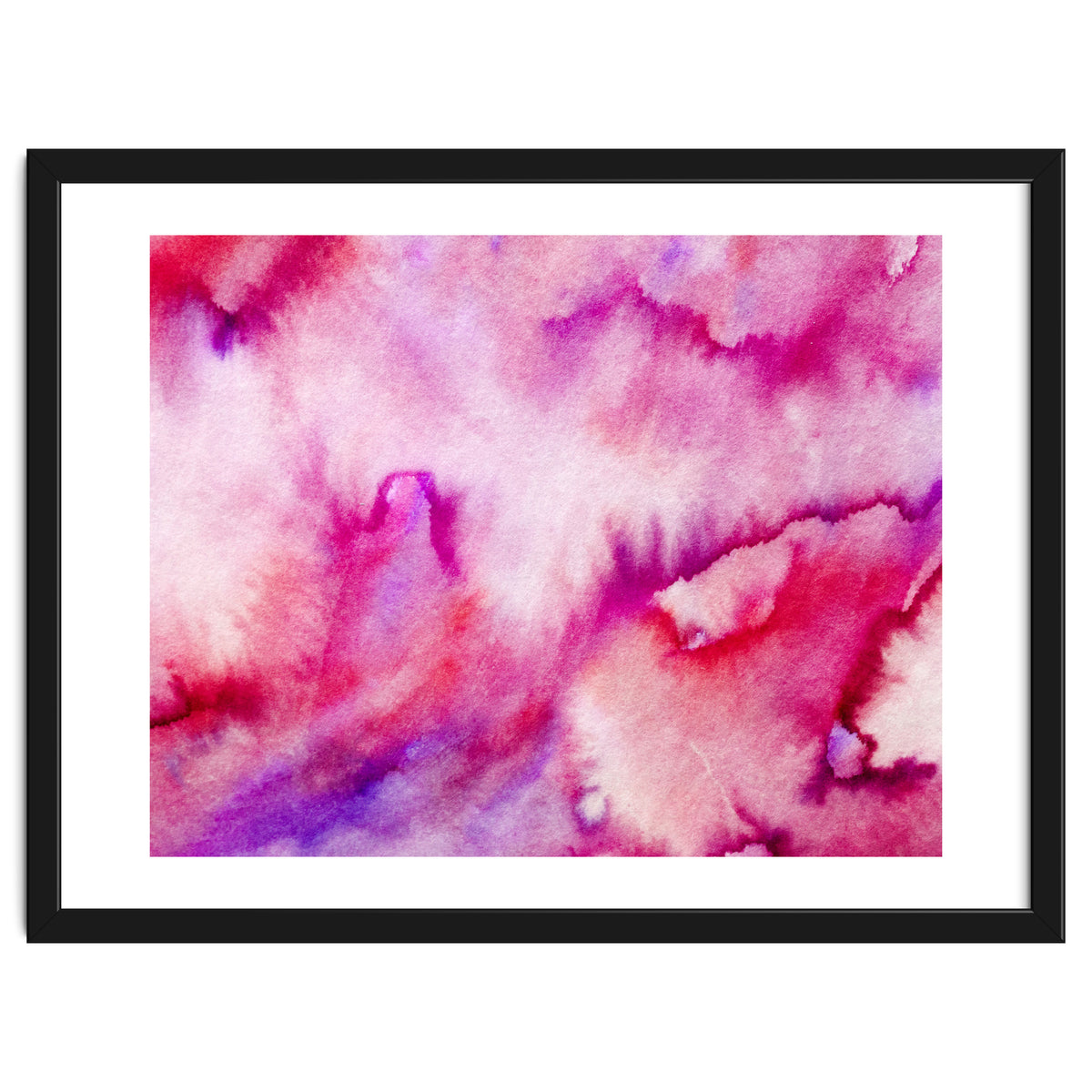Watercolor magenta tie-dye