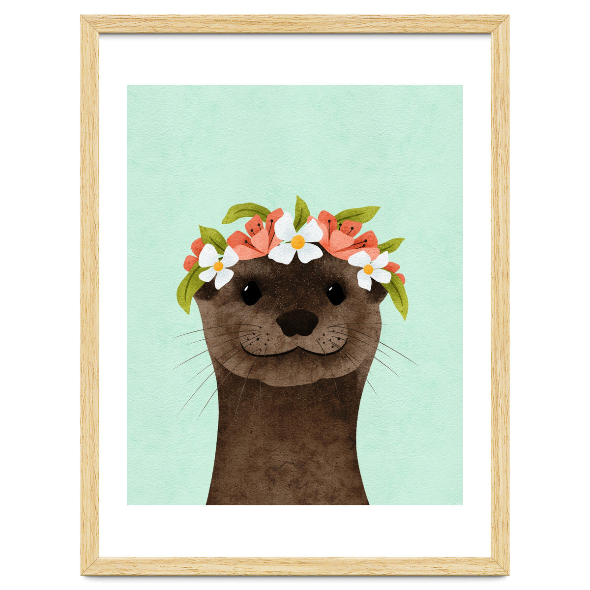Floral Otter