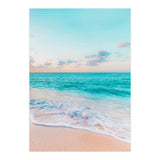 Ocean Bliss, Nature Landscape Sea Travel Tropical, Nordic Luxe Photography Pastel Island Digital (Print Only) thumbnail