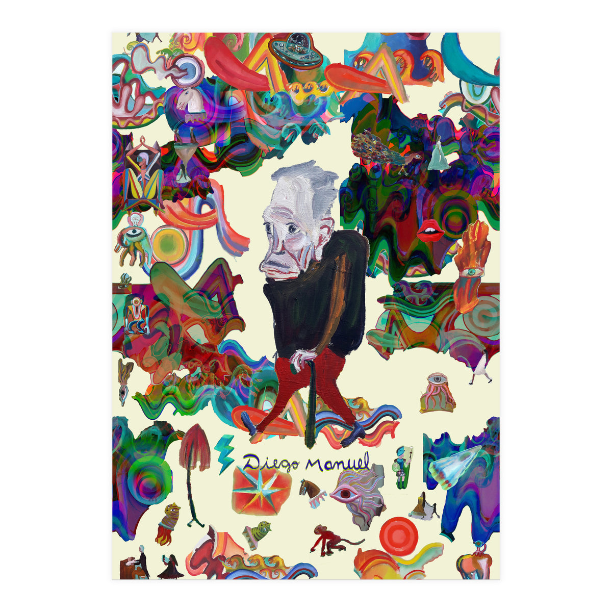 Graffitis 2021 Tapiz 56 B (Print Only)