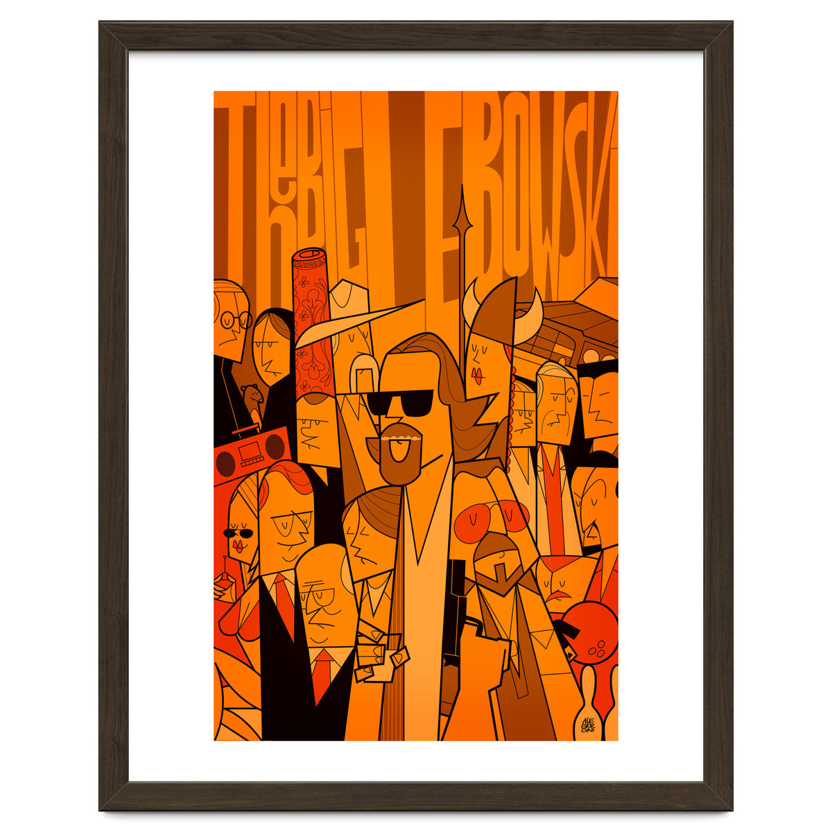 The Big Lebowski Alternative Movie Poster