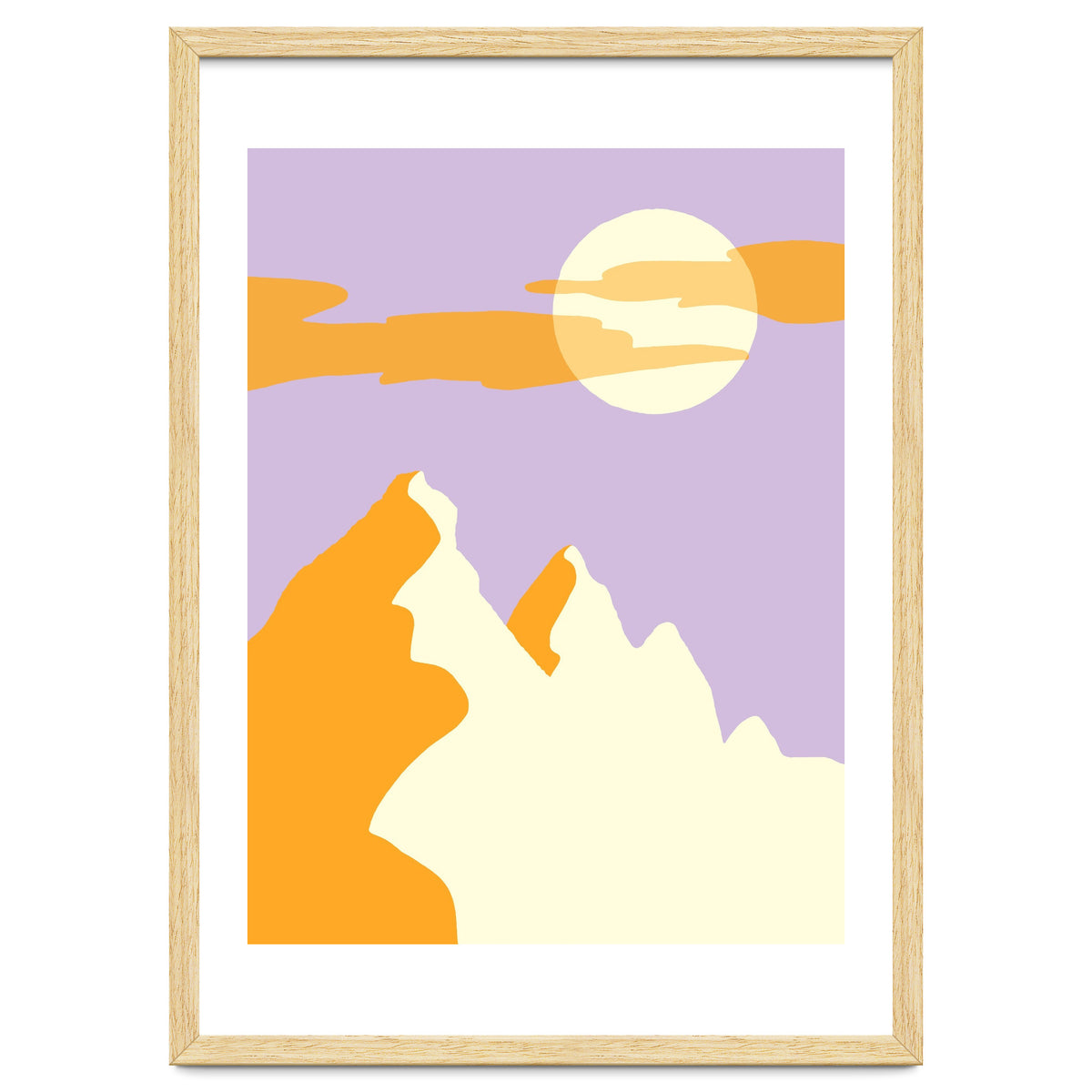 Pastel Minimal Landscape