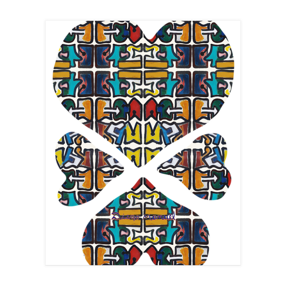 4 Corazones 8  (Print Only)