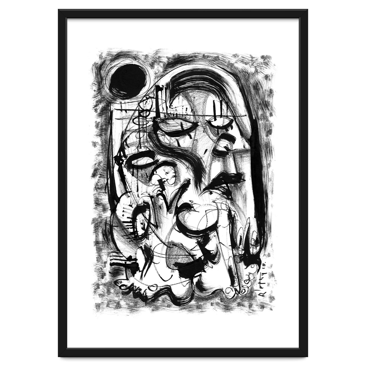 The Witch and Her Sons - b&w