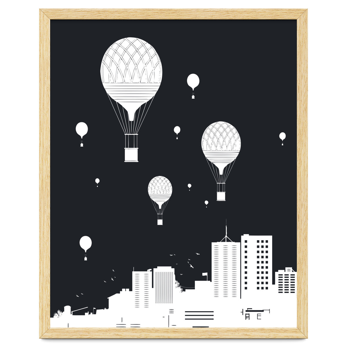 Balloons And The City (dark version)