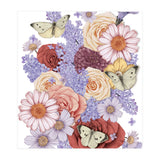 Flowers and Butterflies (Print Only) thumbnail