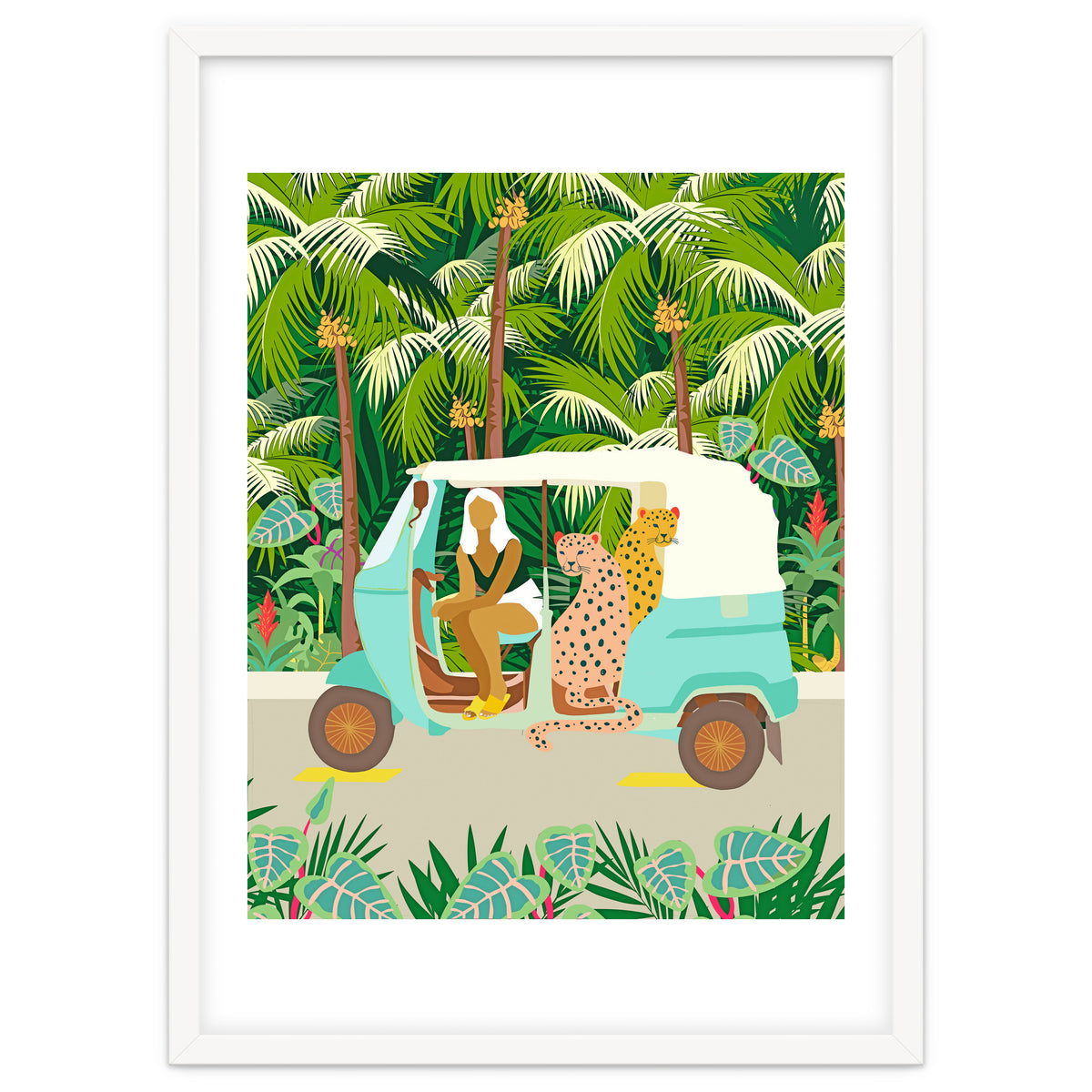 Rikshaw ride with Javan leopards in Bali | Tropical Nature Jungle Bohemian Wildlife Travel