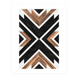 Urban Tribal Pattern No.1 - Concrete and Wood (Print Only) thumbnail