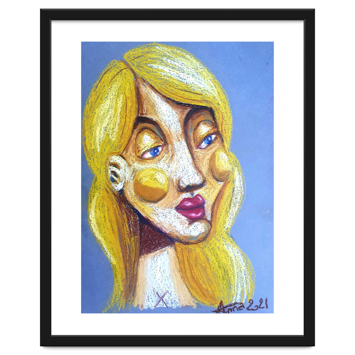 Blond Girl looking left