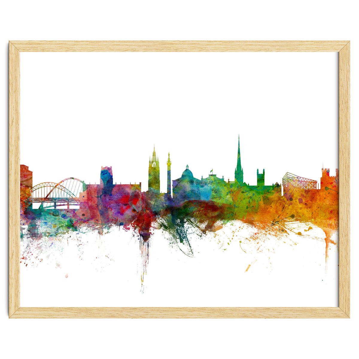 Newcastle England Skyline