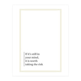TAKING THE RISK (Print Only) thumbnail