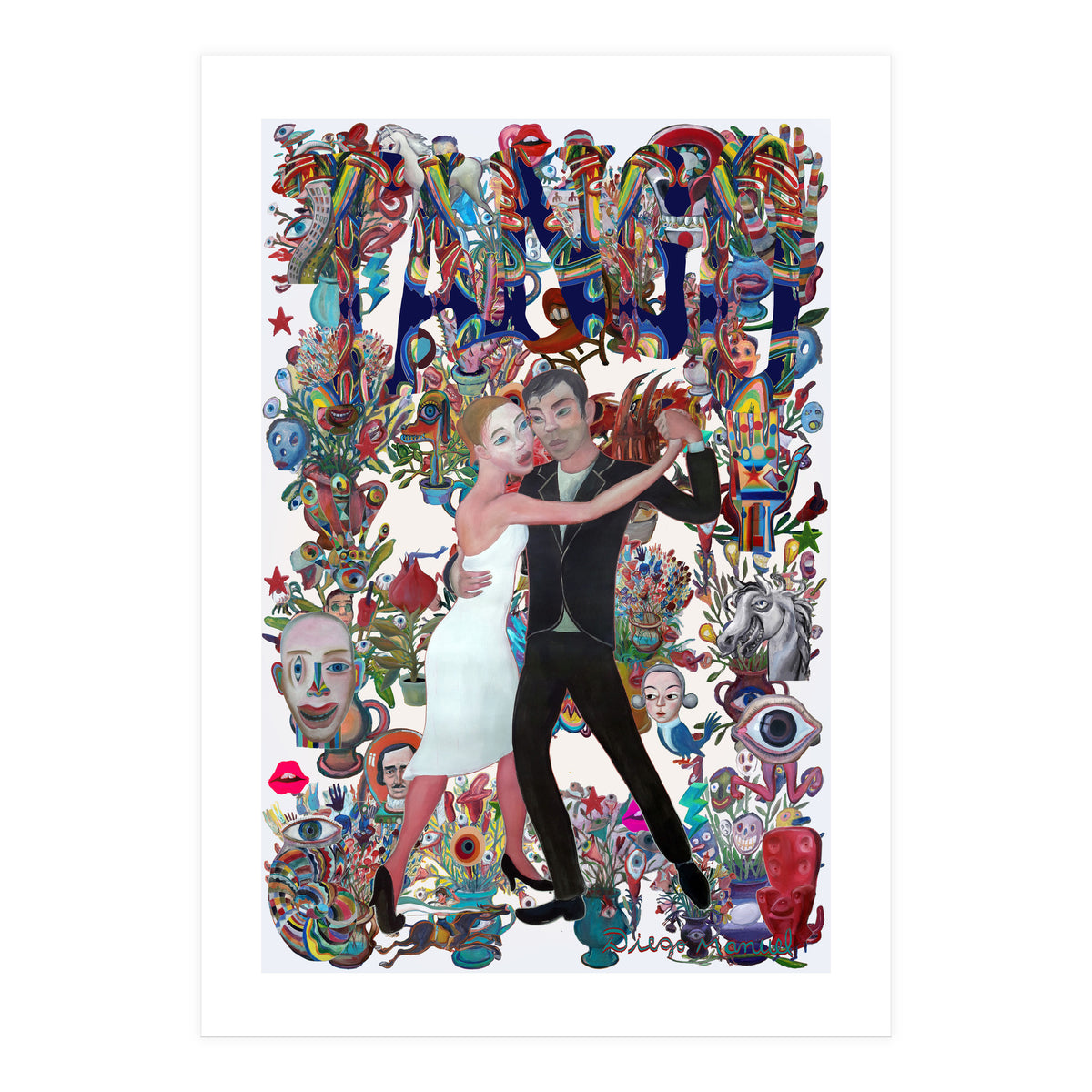 Tango Nuevo Tapiz 2 (Print Only)