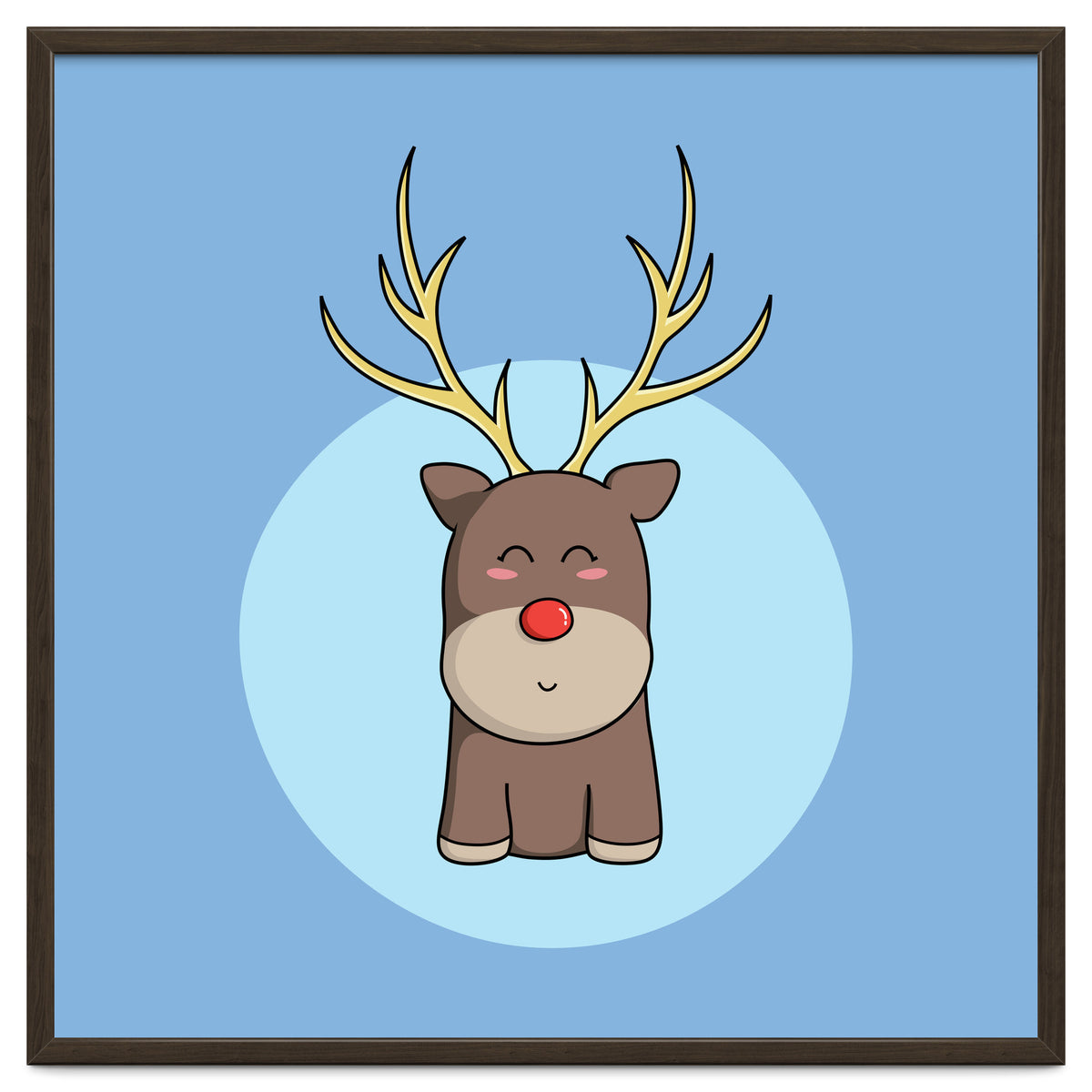 Kawaii Cute Christmas Reindeer