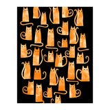 Ginger Cats Dark (Print Only) thumbnail