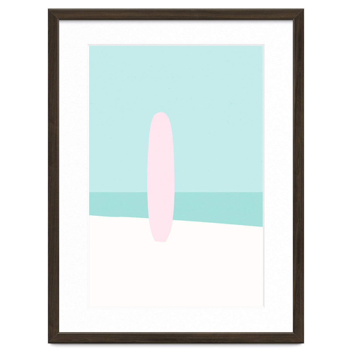 Minimal Surfboard - Turquoise Coast