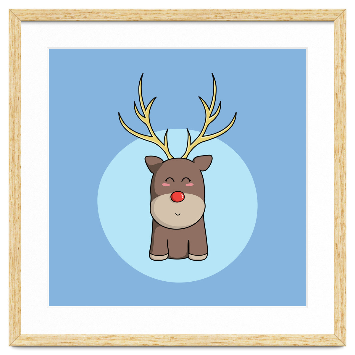 Kawaii Cute Christmas Reindeer