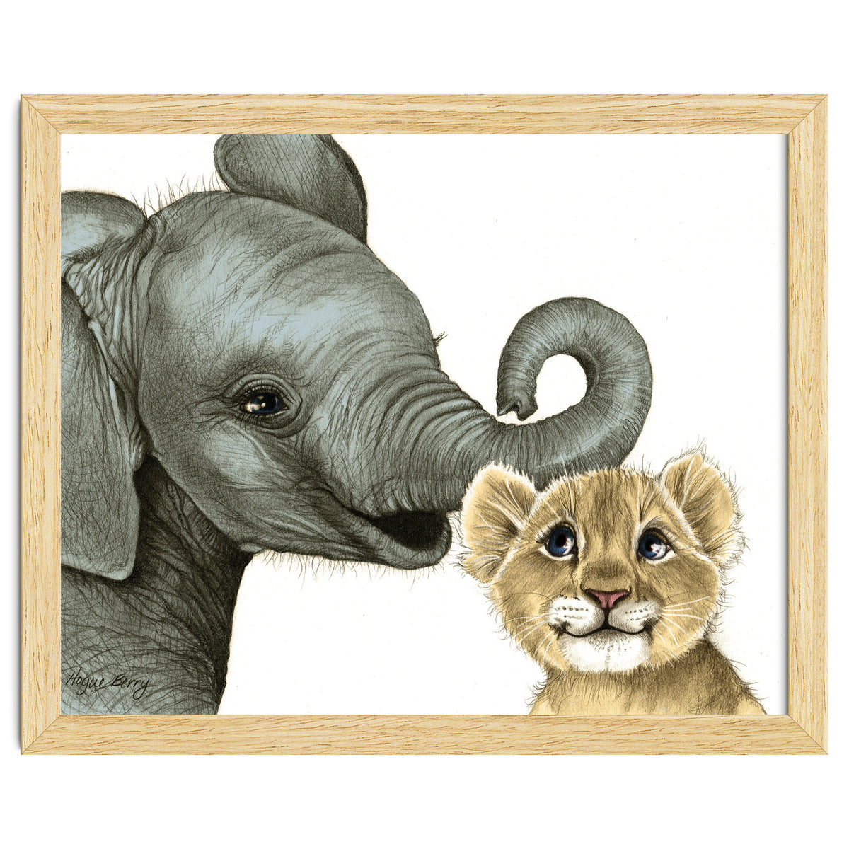 Best Friends, Elephant and Lion