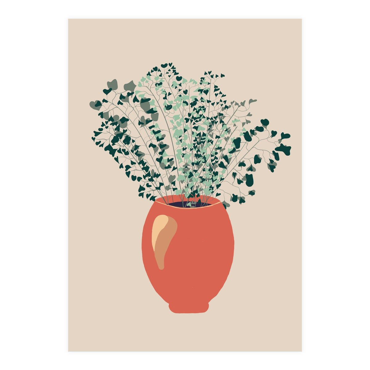 Heart-shaped leaves (Print Only)