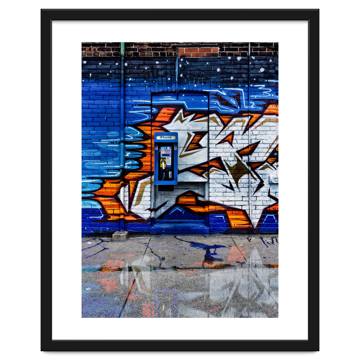 Phone Booth No 12 Color Version Reflection