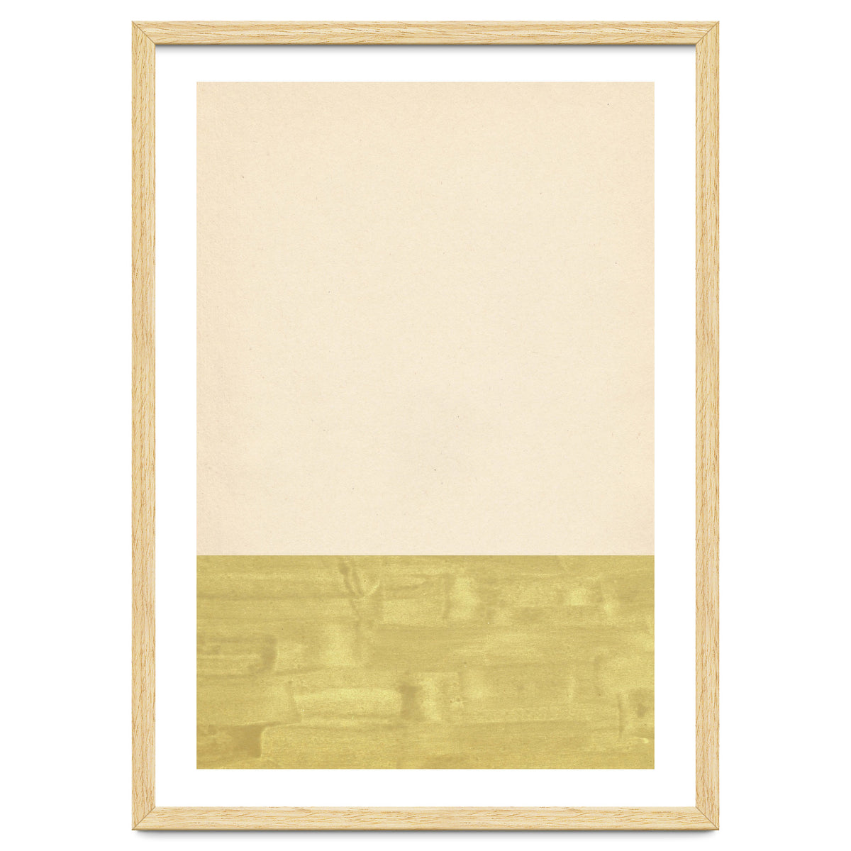 Green and beige color blocks