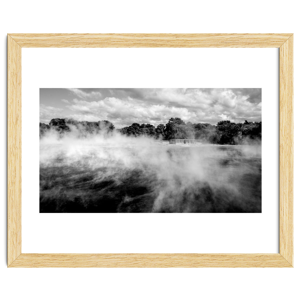 Vapors in Rotorua, New Zealand Art Print