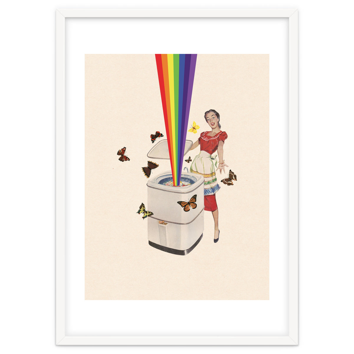 Rainbow Washing Machine