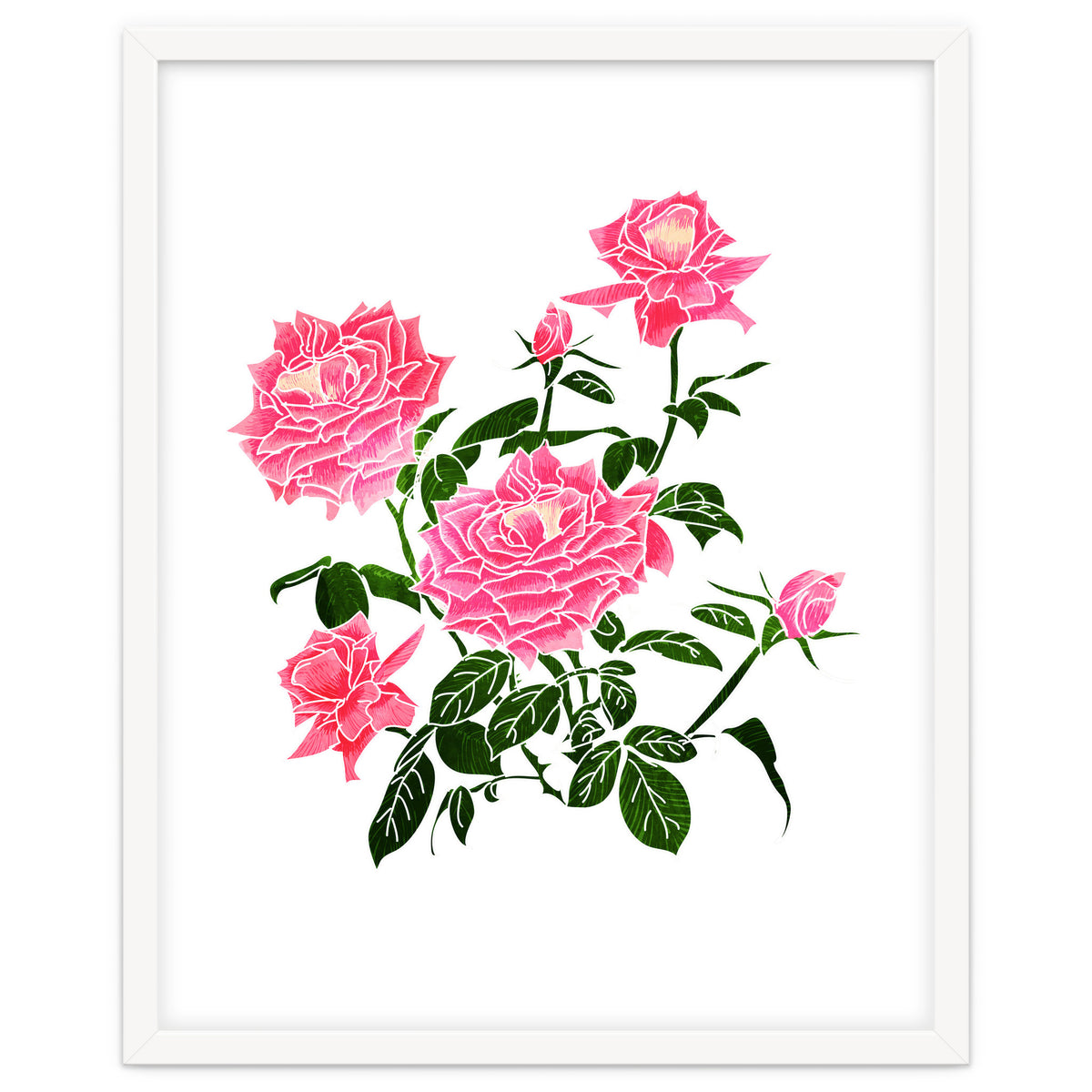 Rose V2 Art Print