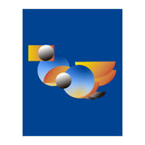 Modern Abstract Geometric Minimalist Duck (Print Only) thumbnail
