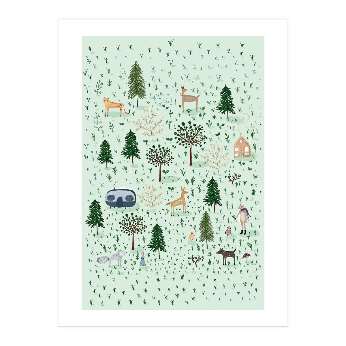 Tiny Forest  (Print Only)
