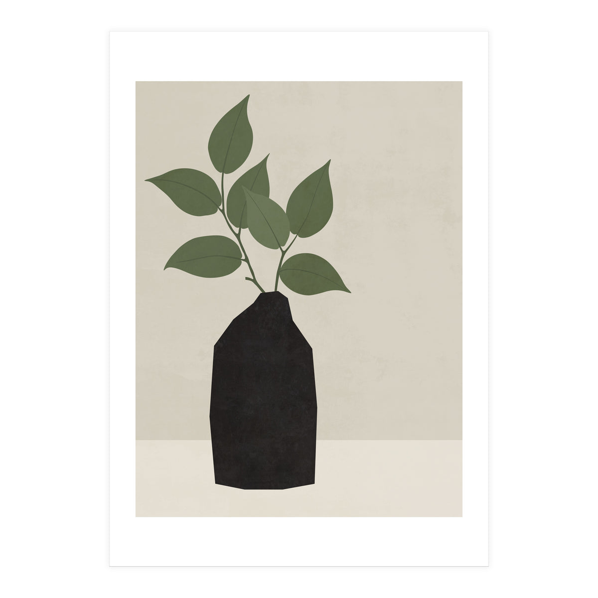 BLACK VASE (Print Only)