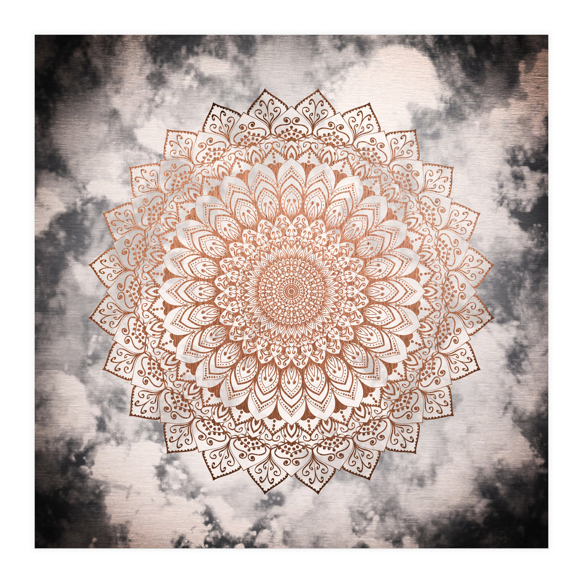 Rose Night Mandala (Print Only)